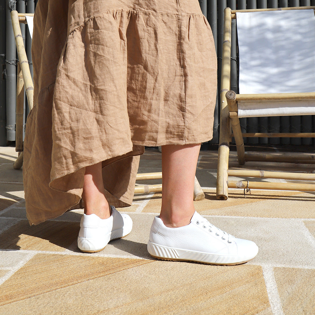 Mirage Noisette Bottines à Lacets Vegan Femme - Minuit Sur Terre