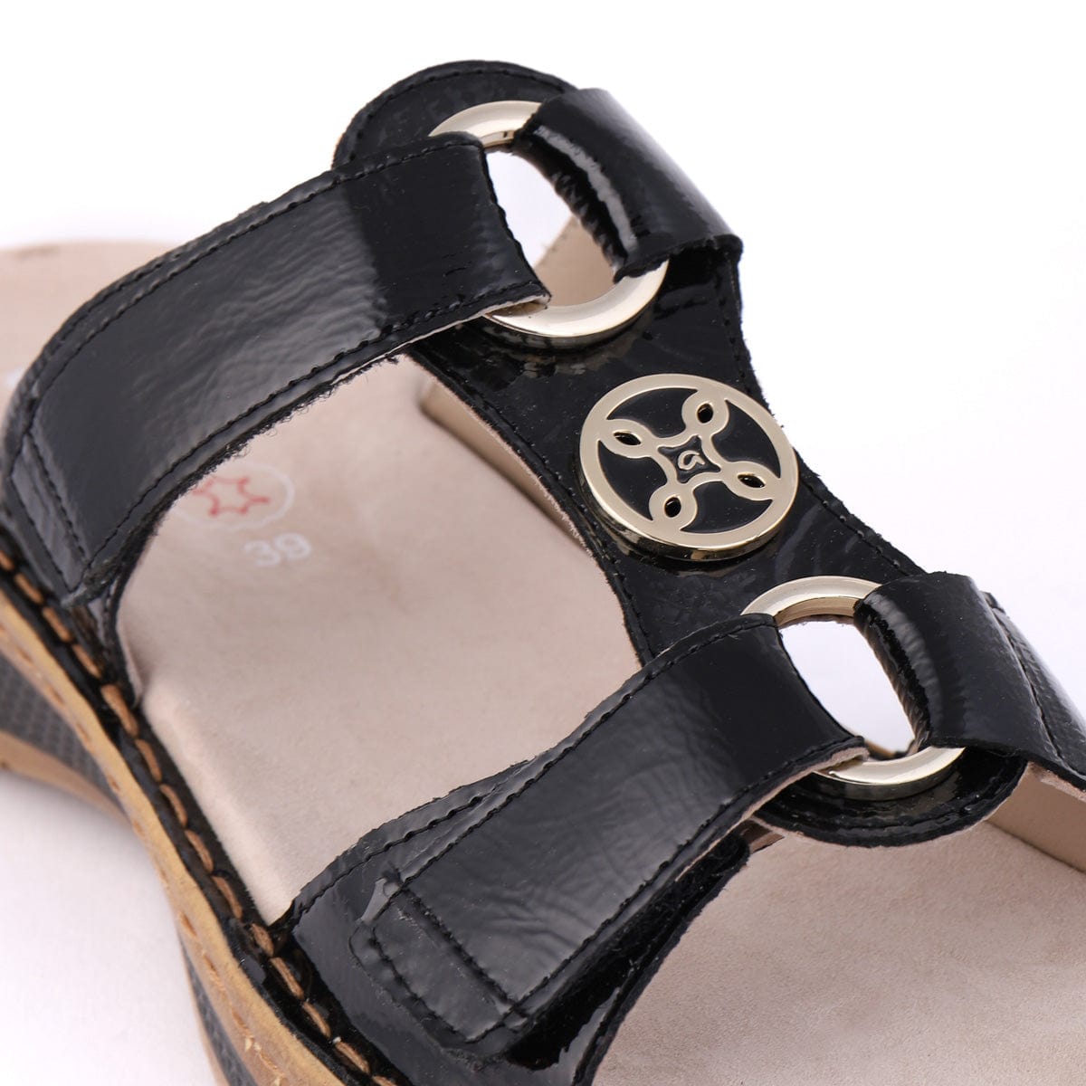 ARA SLIDES 29003 Black Patent