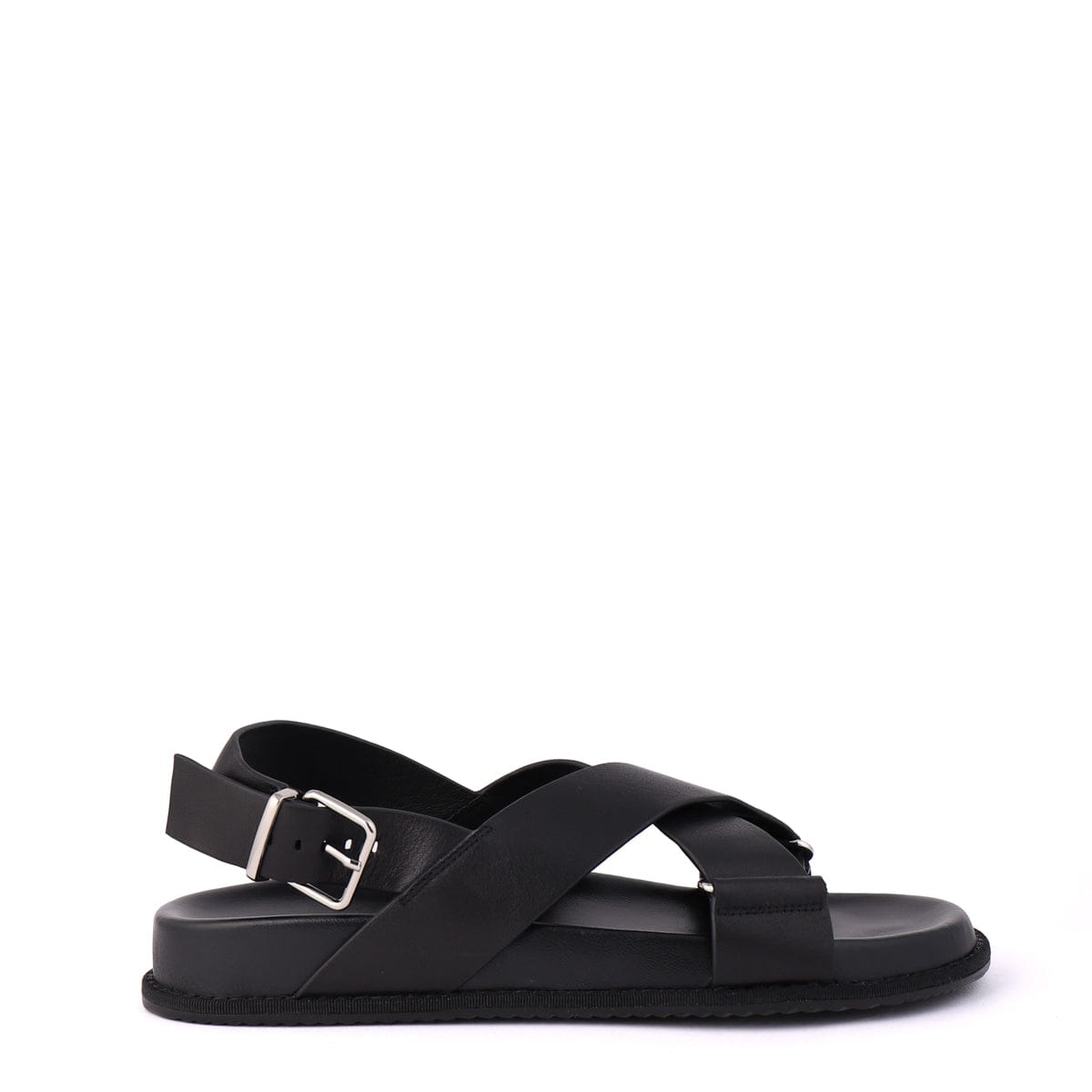 LEISURES FLAT SANDALS RAE Black