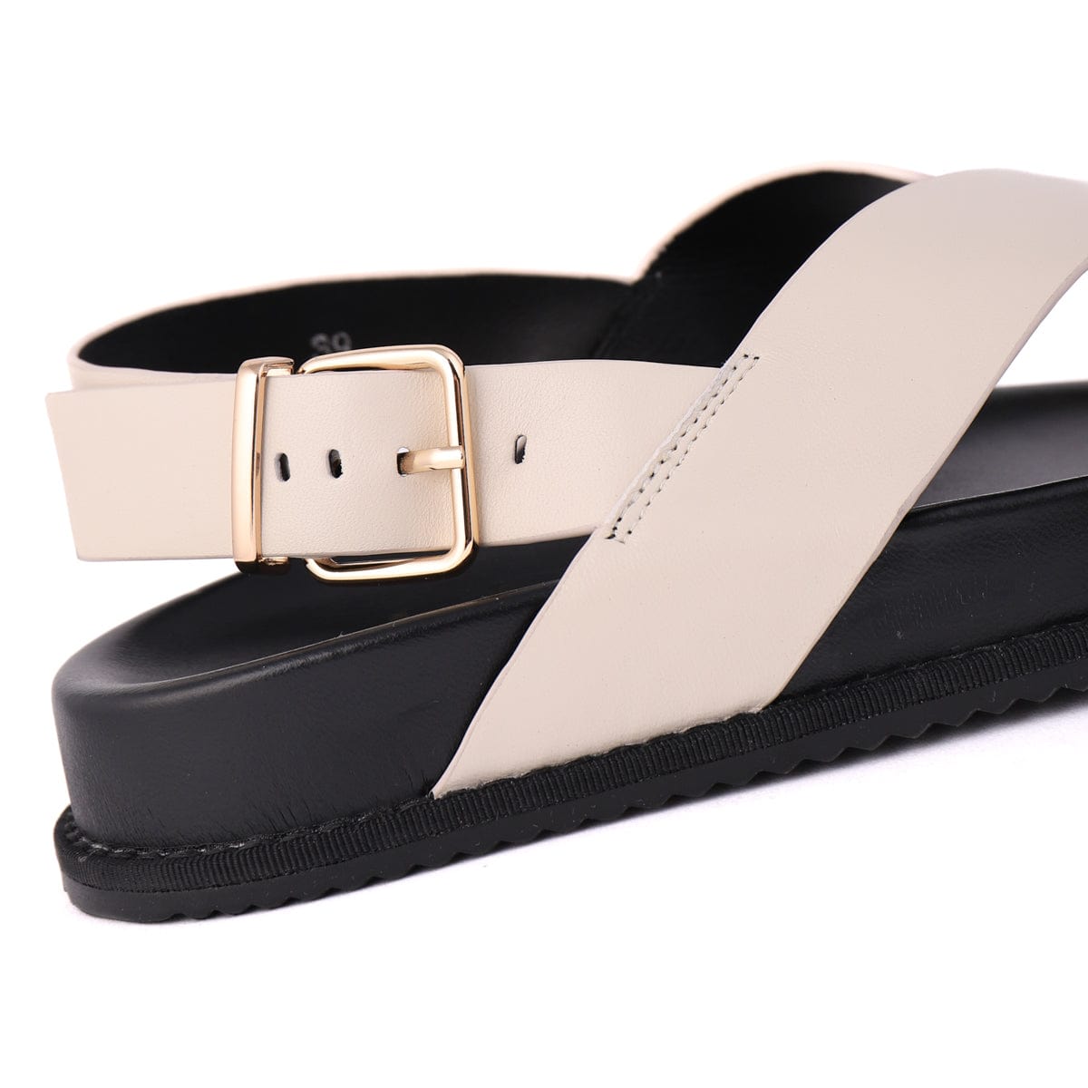 LEISURES FLAT SANDALS RAE Bone