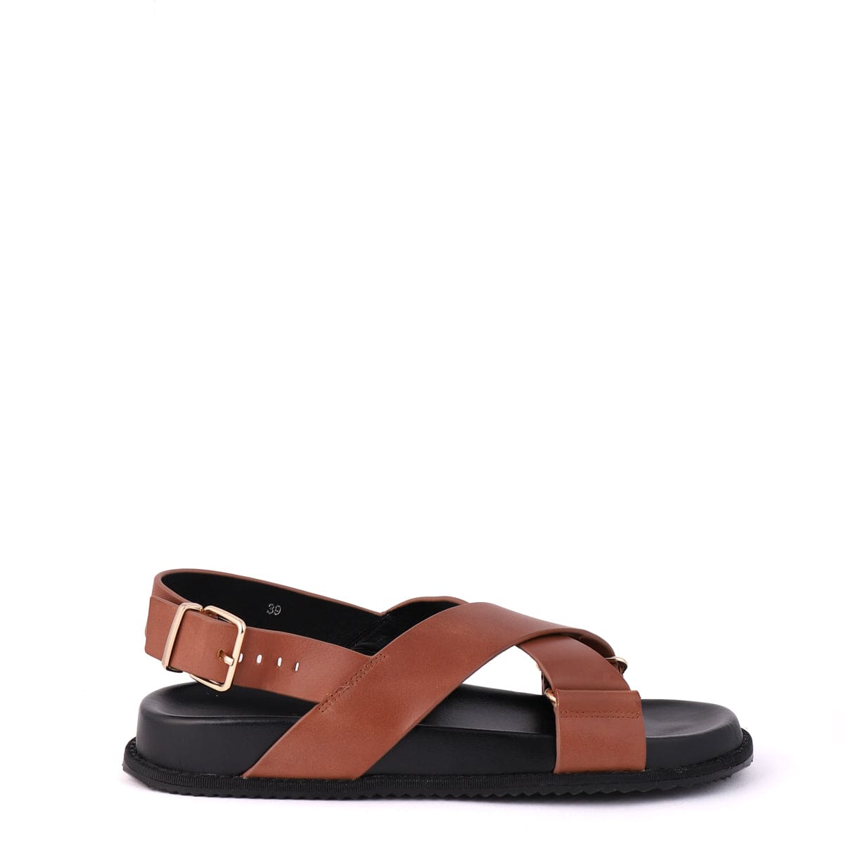 LEISURES FLAT SANDALS RAE Tan