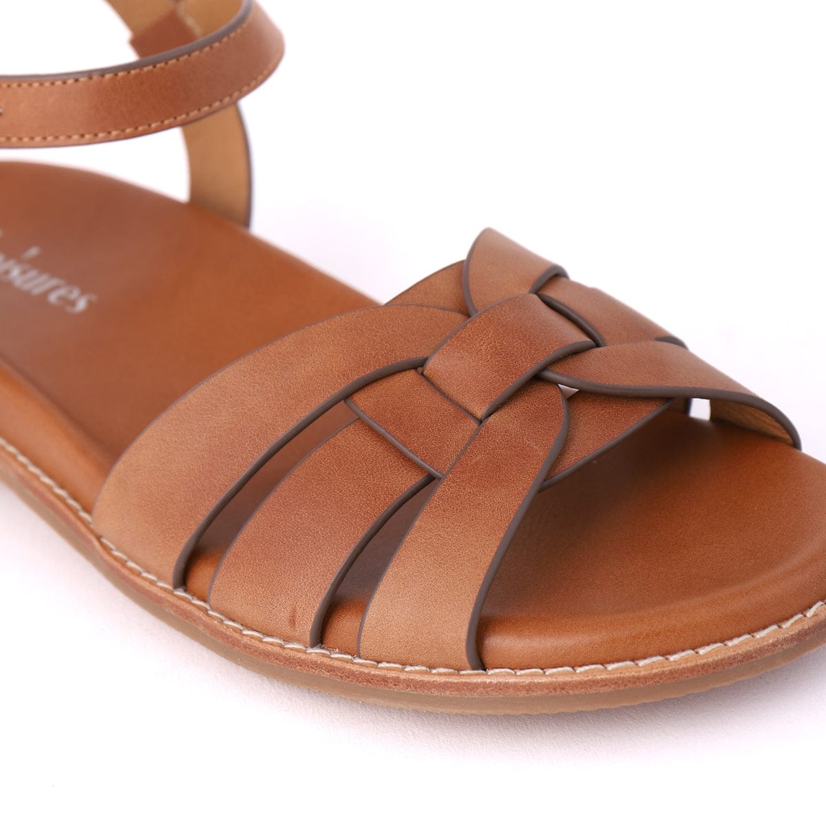 LEISURES FLAT SANDALS RIANNA Tan