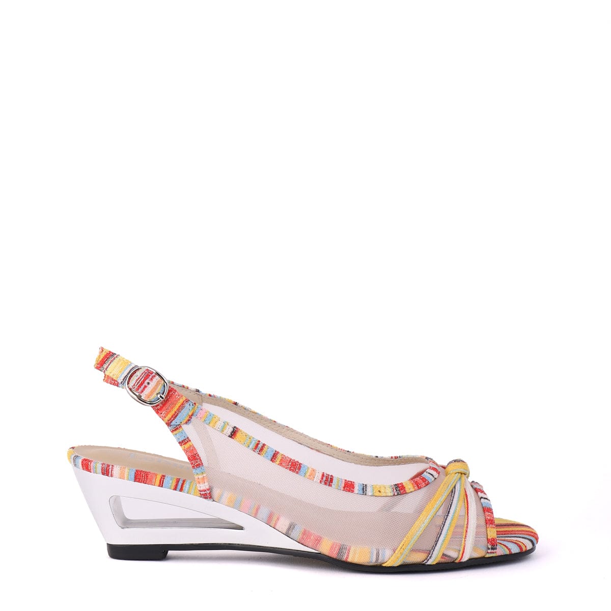 LEISURES SLING BACKS EDITH Yellow Multi