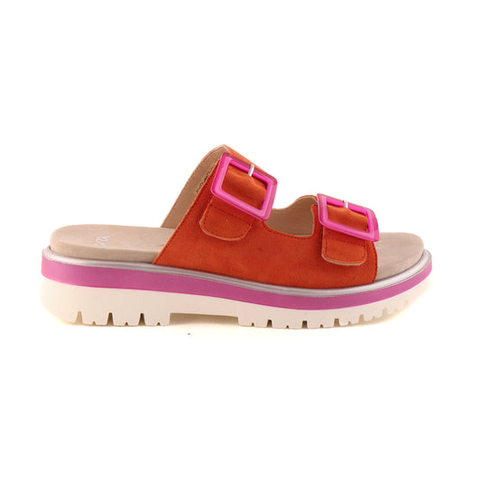 21011 Orange and Fuchsia