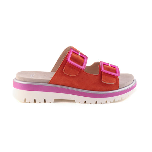 21011 Orange and Fuchsia