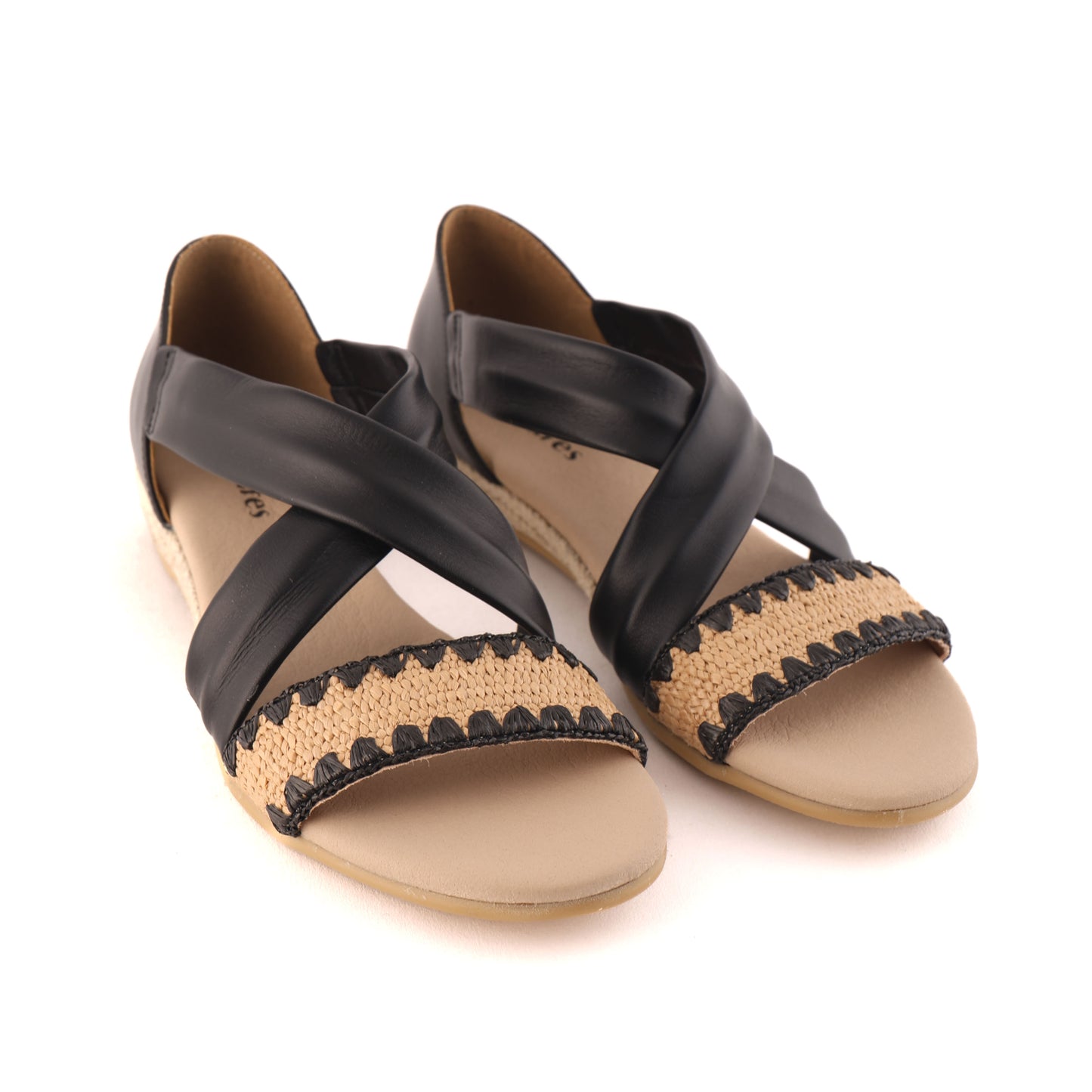 HOLLIE Raffia Black