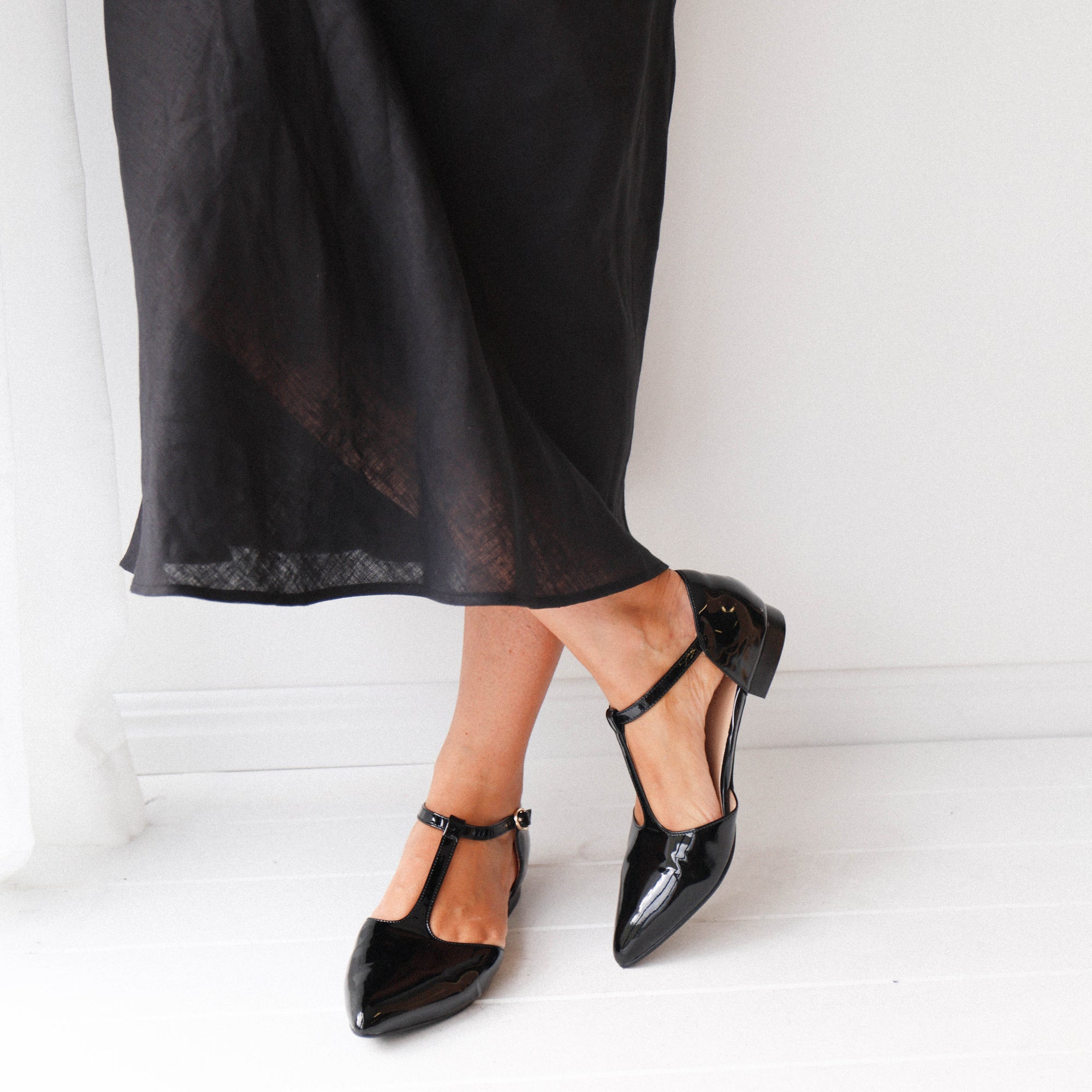 ROLLIE Black Patent