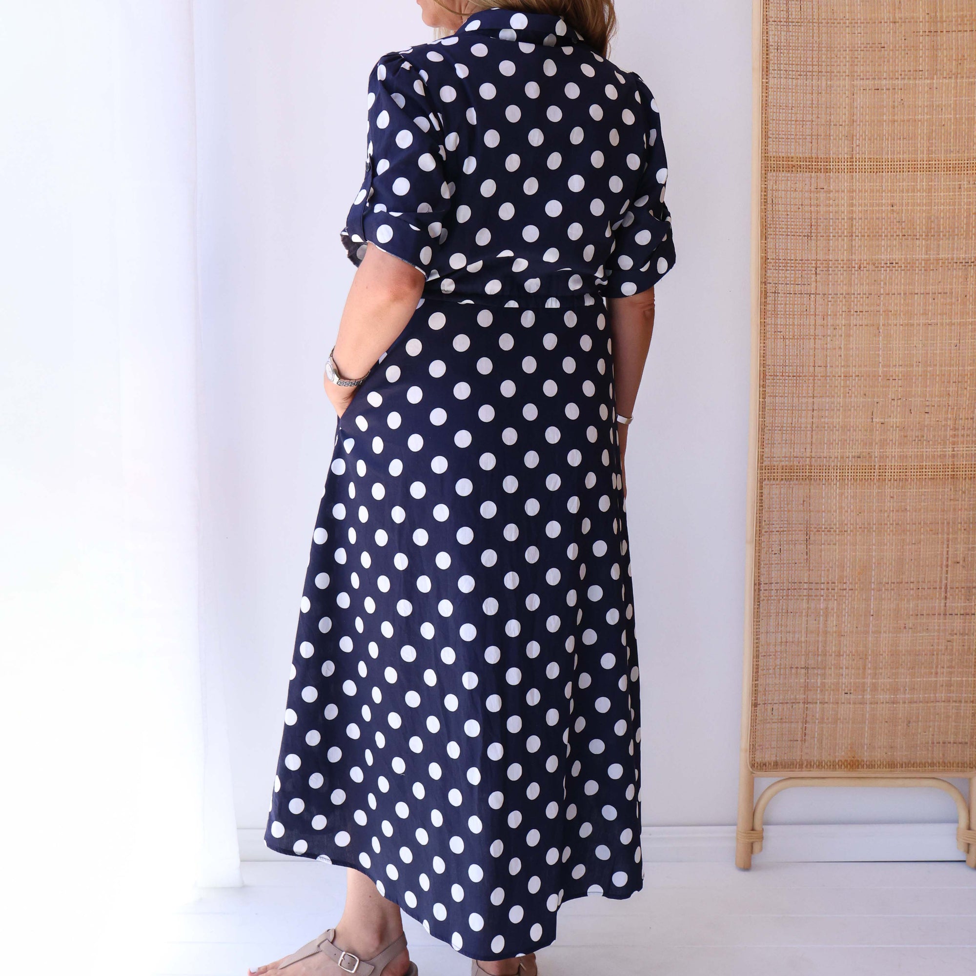 YVETTA Navy Spot
