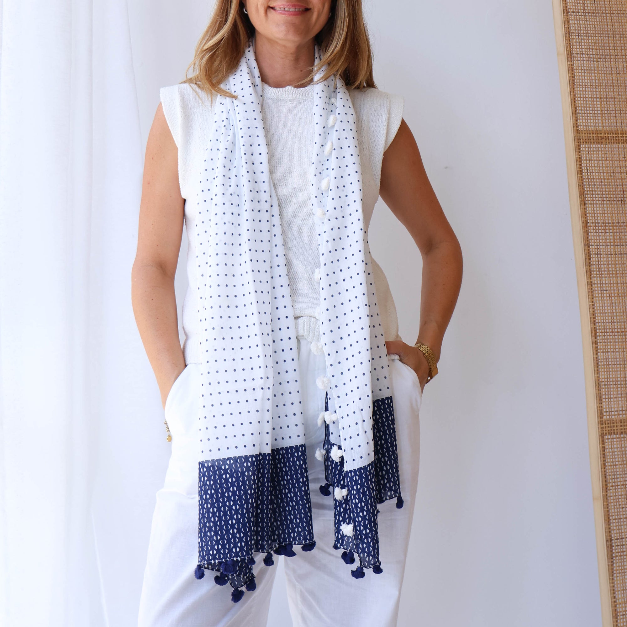 CAZ White and Navy