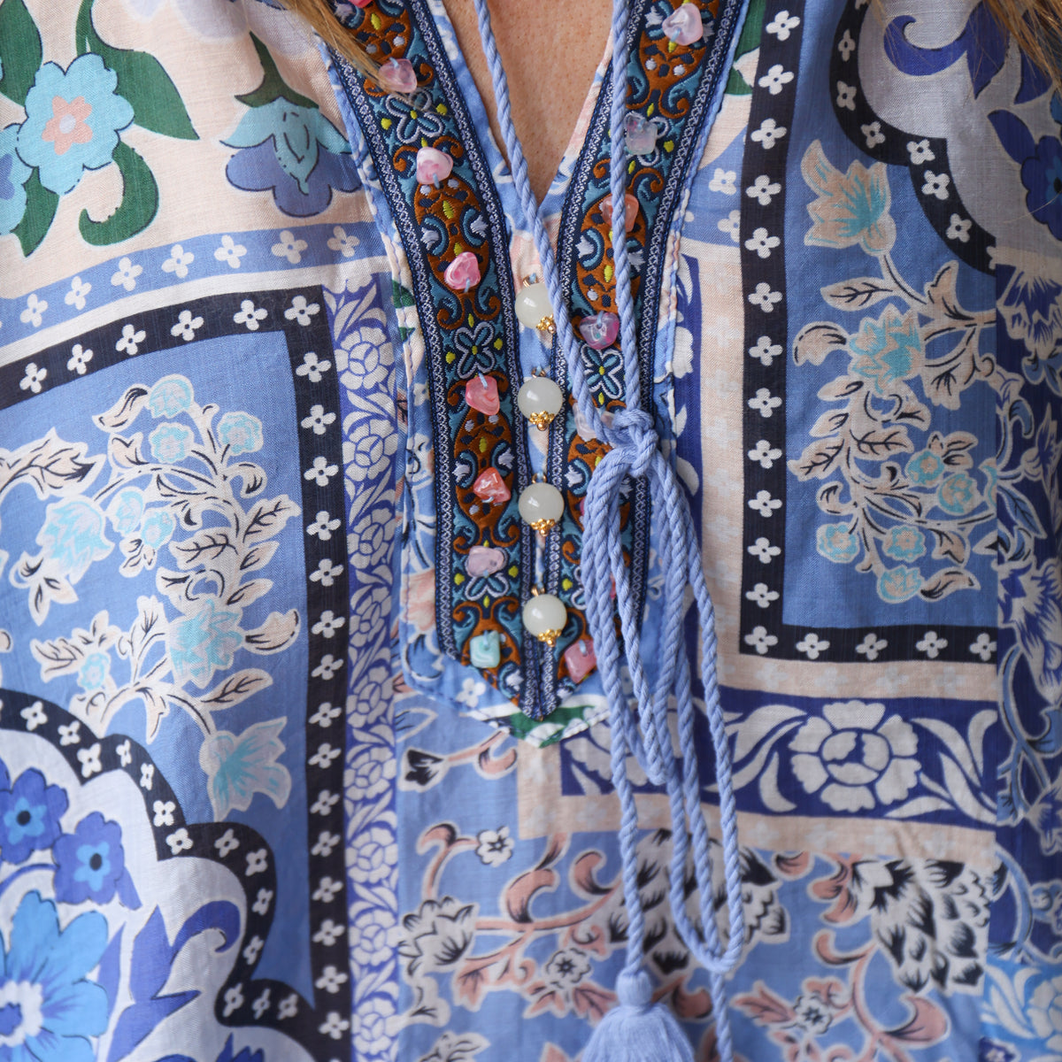 BALMAIN Blue Multi