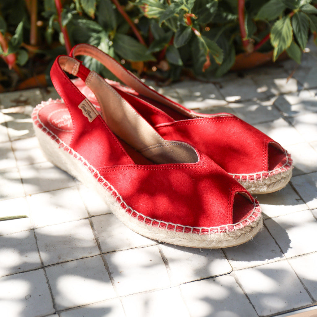 BERNIA Red Suede