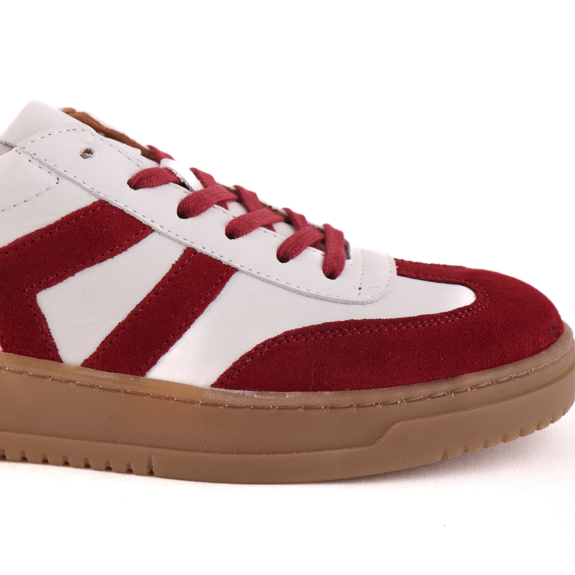 CLEO Burgundy and White