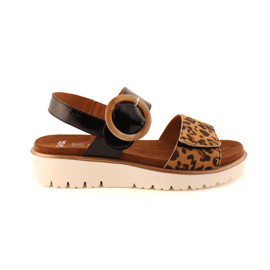 33505 Leopard and Black Patent