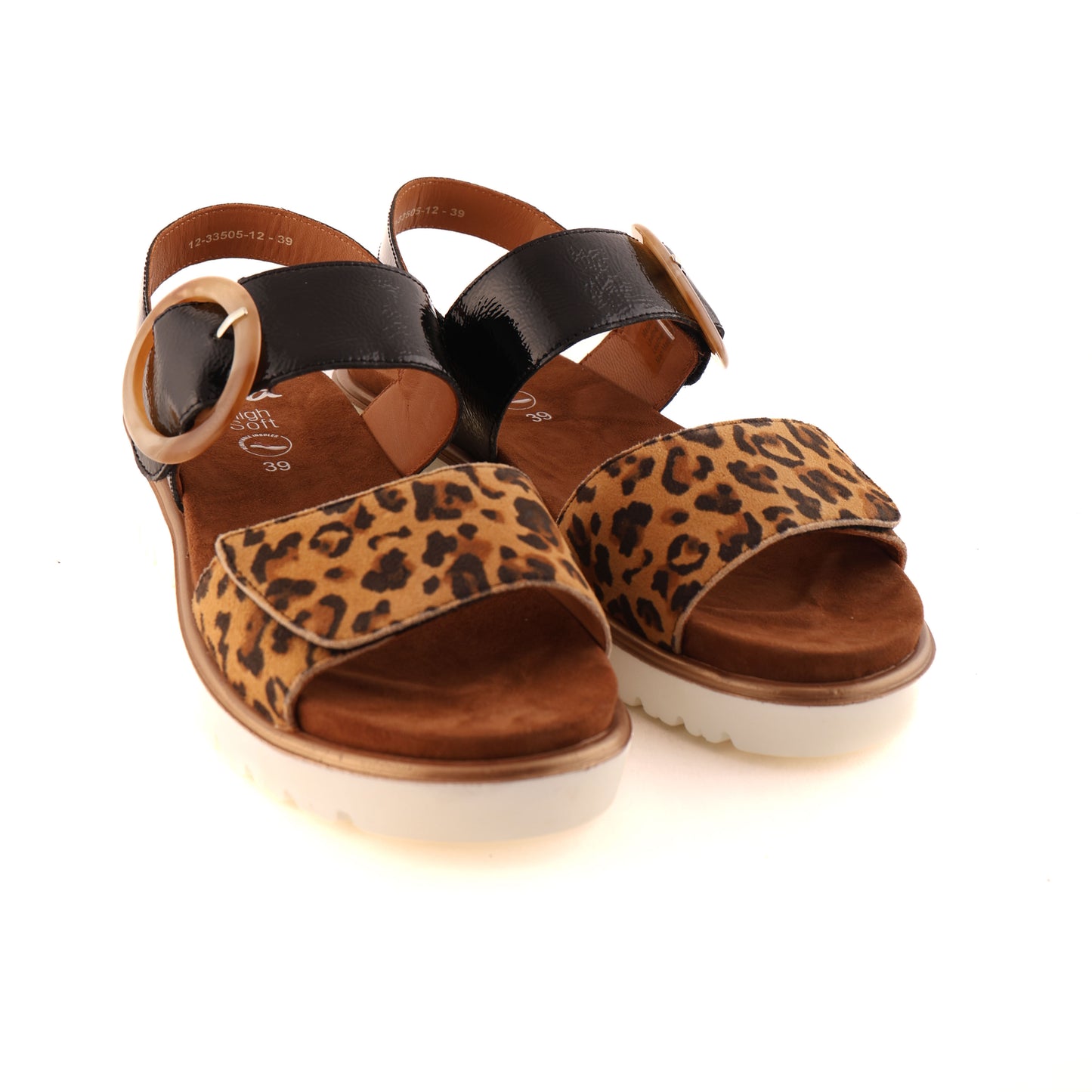 33505 Leopard and Black Patent