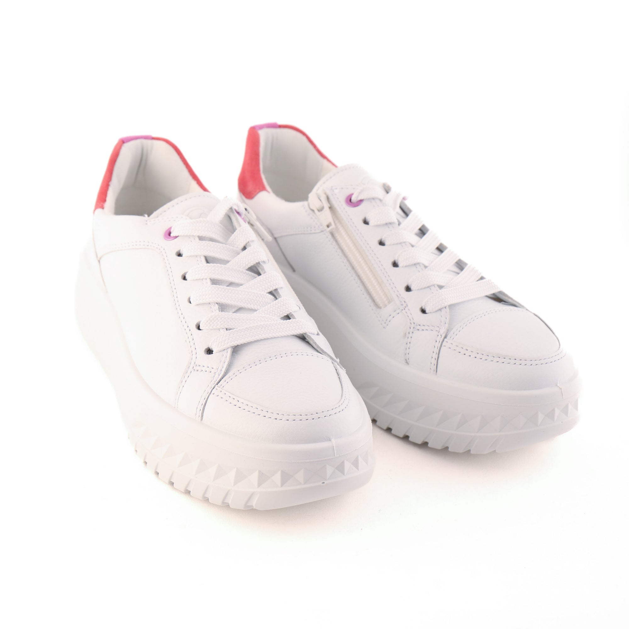 46703 White and Fuchsia