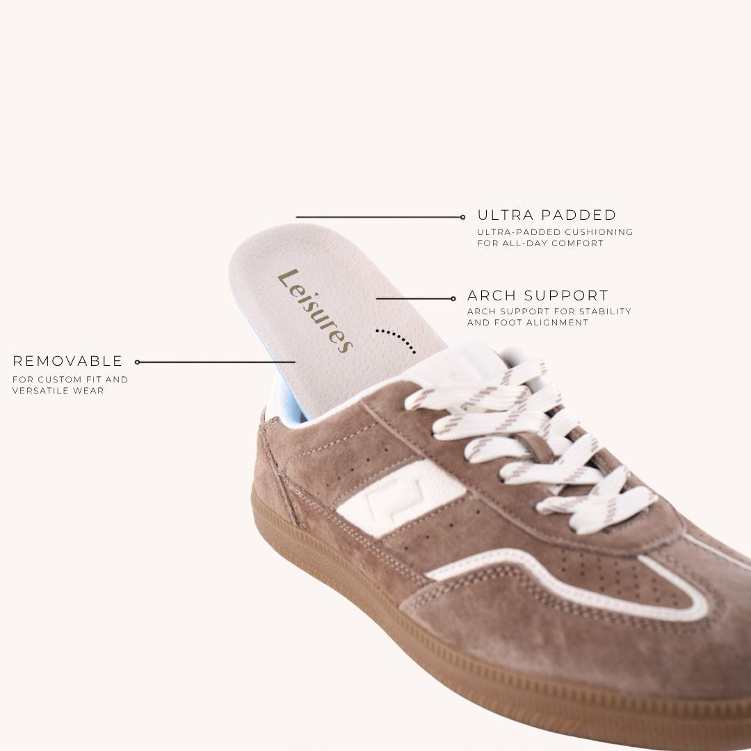 AVA Taupe Suede