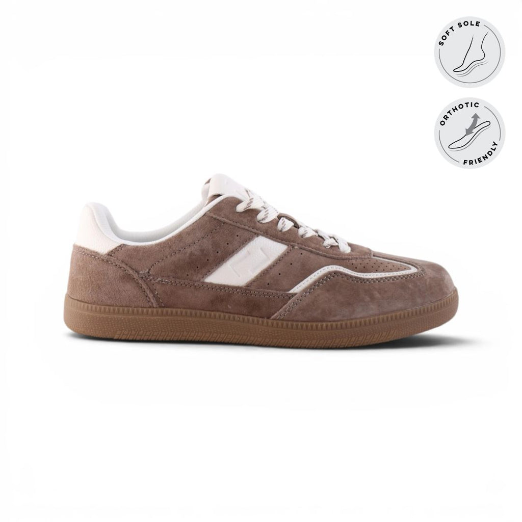 AVA Taupe Suede
