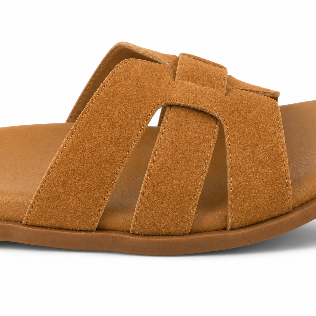 DARCY Tan Suede