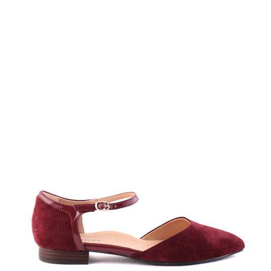 RYLEE Burgundy Suede