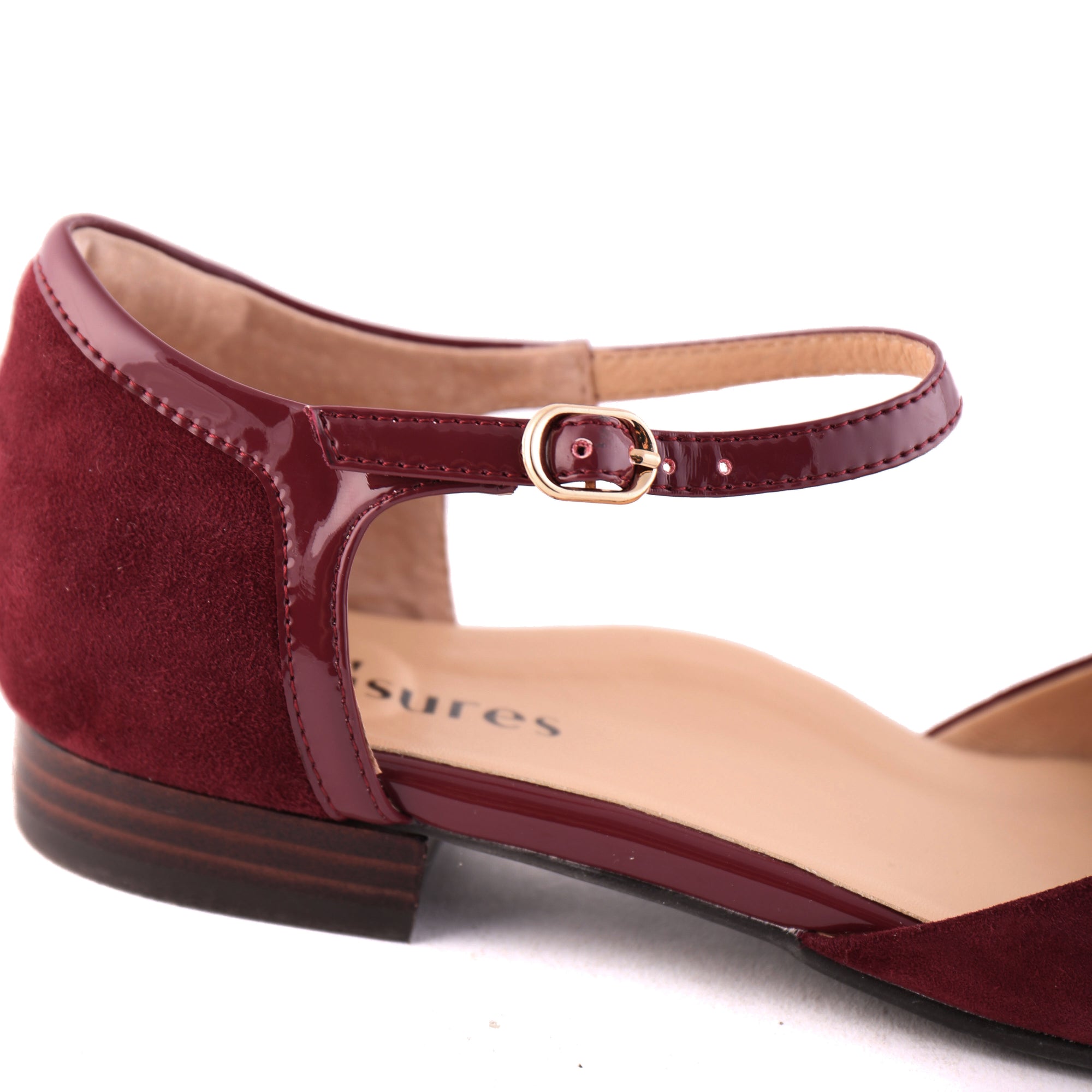 RYLEE Burgundy Suede