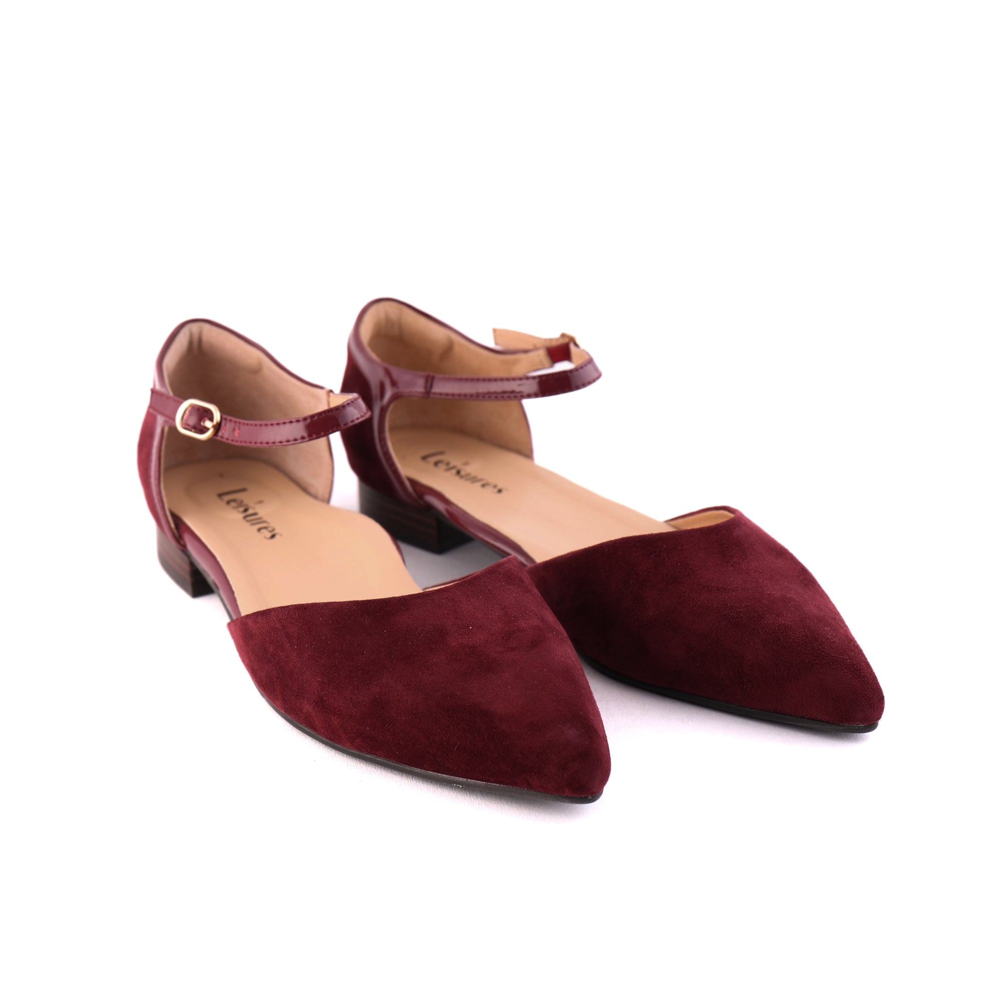 RYLEE Burgundy Suede