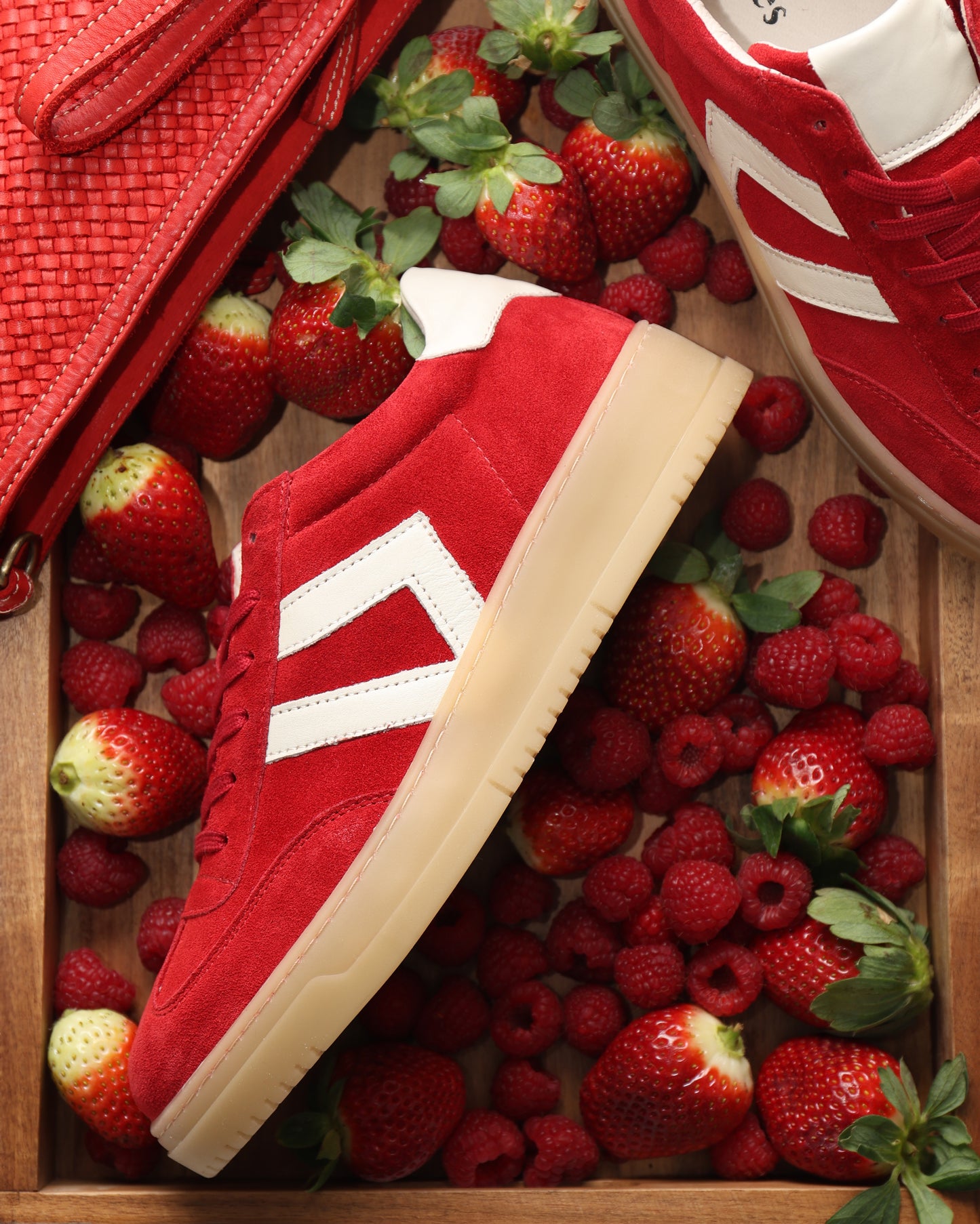CLEO Red Suede