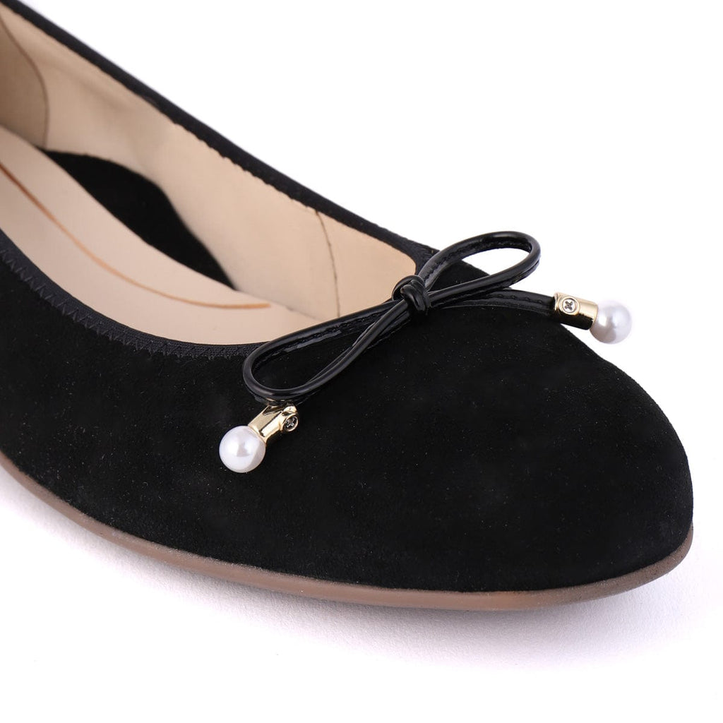 ARA BALLETS 31324 Black Suede