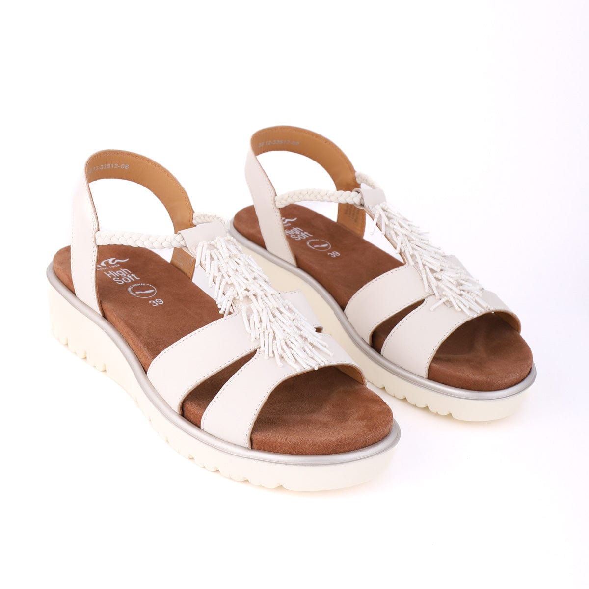 ARA FLAT SANDALS 33512 Cream