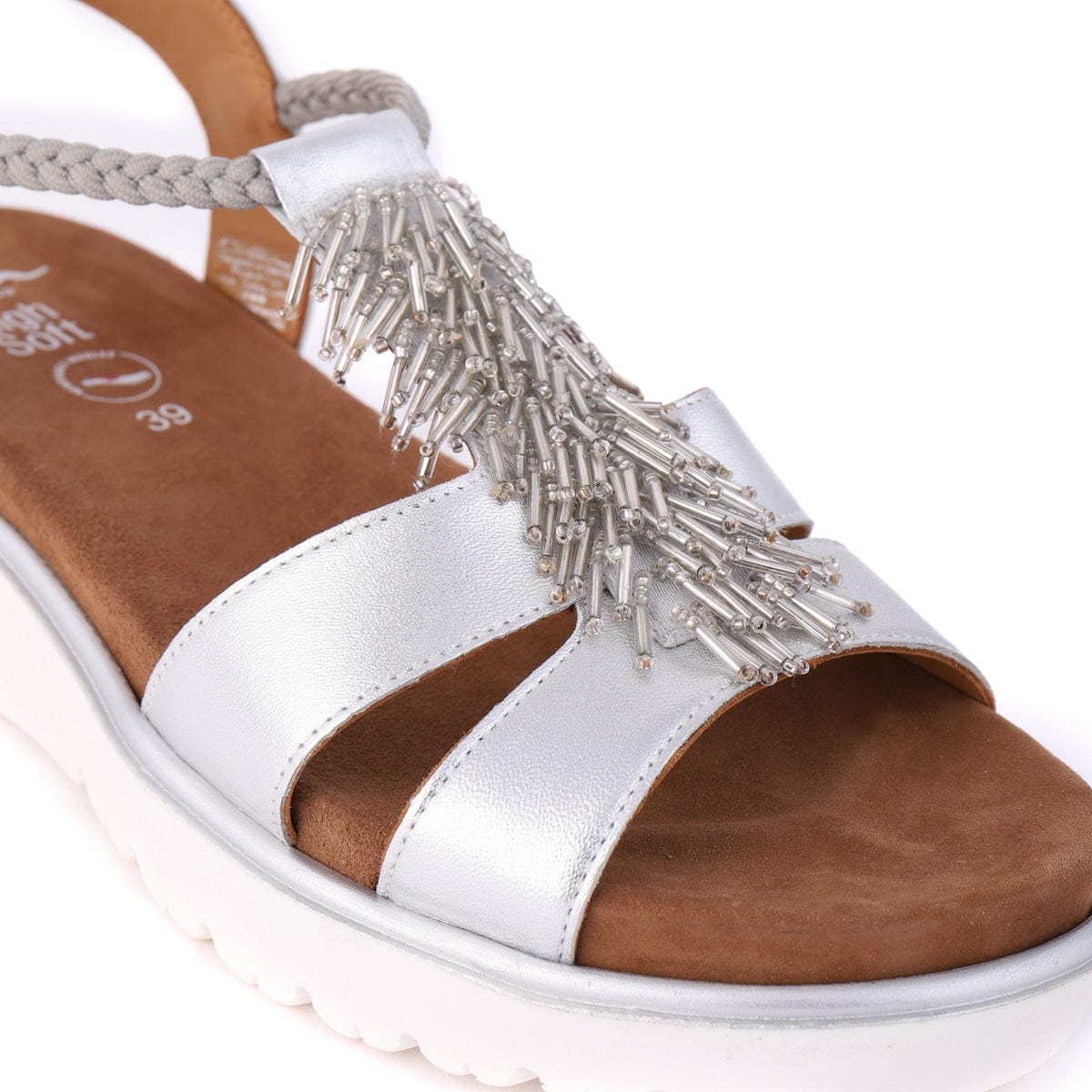 ARA FLAT SANDALS 33512 Silver