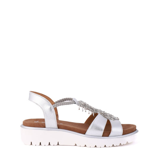 ARA FLAT SANDALS 33512 Silver