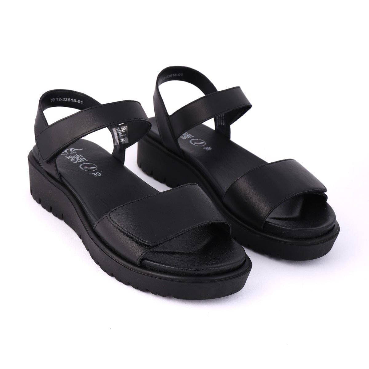 ARA FLAT SANDALS 33518 Black