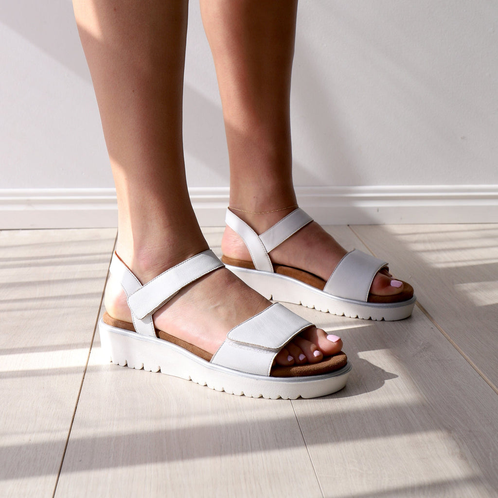 ARA FLAT SANDALS 33518 White