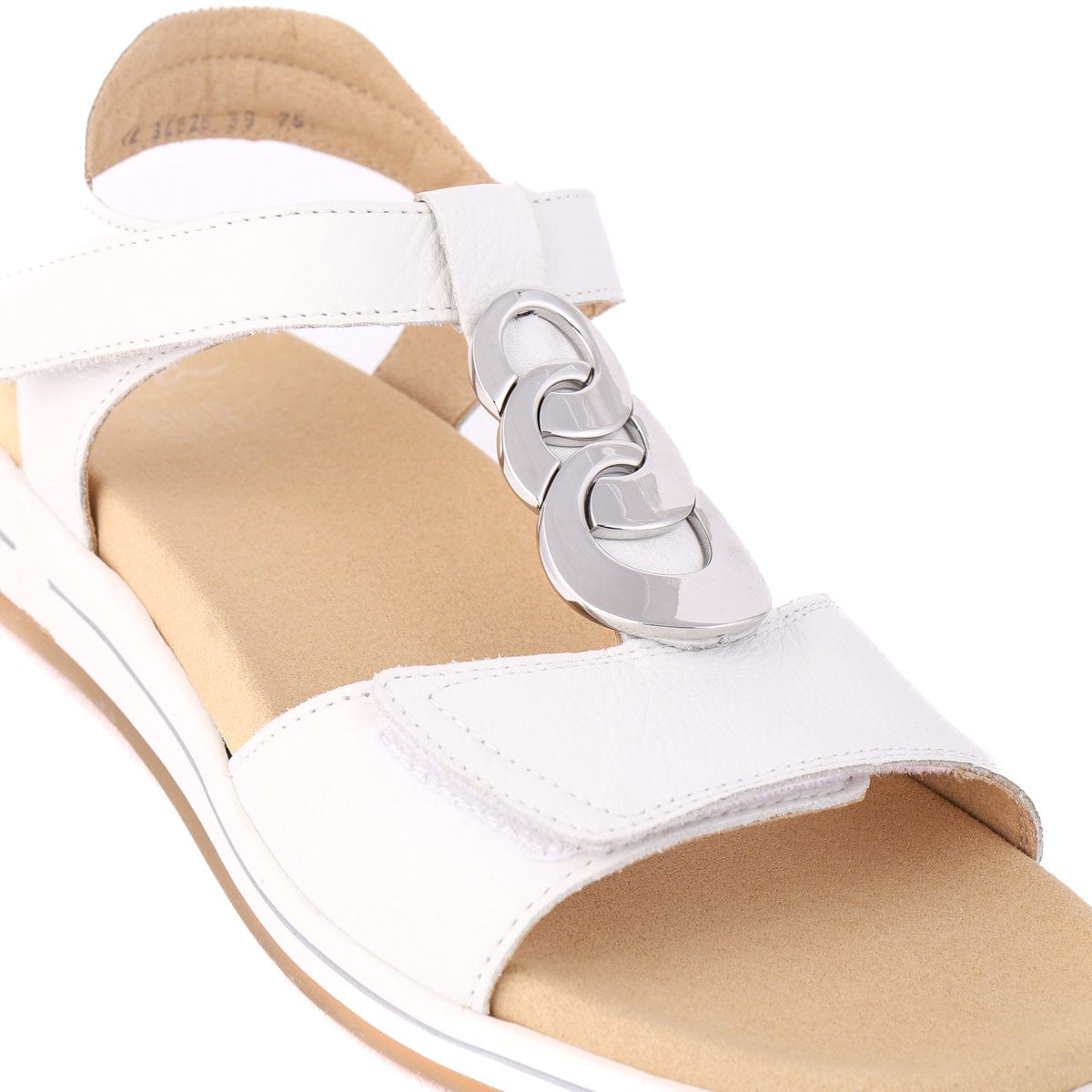 ARA FLAT SANDALS 34826 White