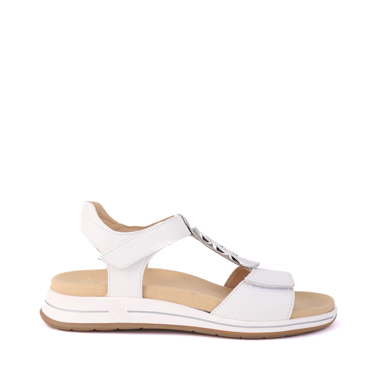 ARA FLAT SANDALS 34826 White