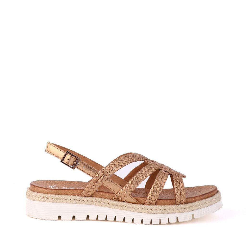ARA FLAT SANDALS 38103 Bronze