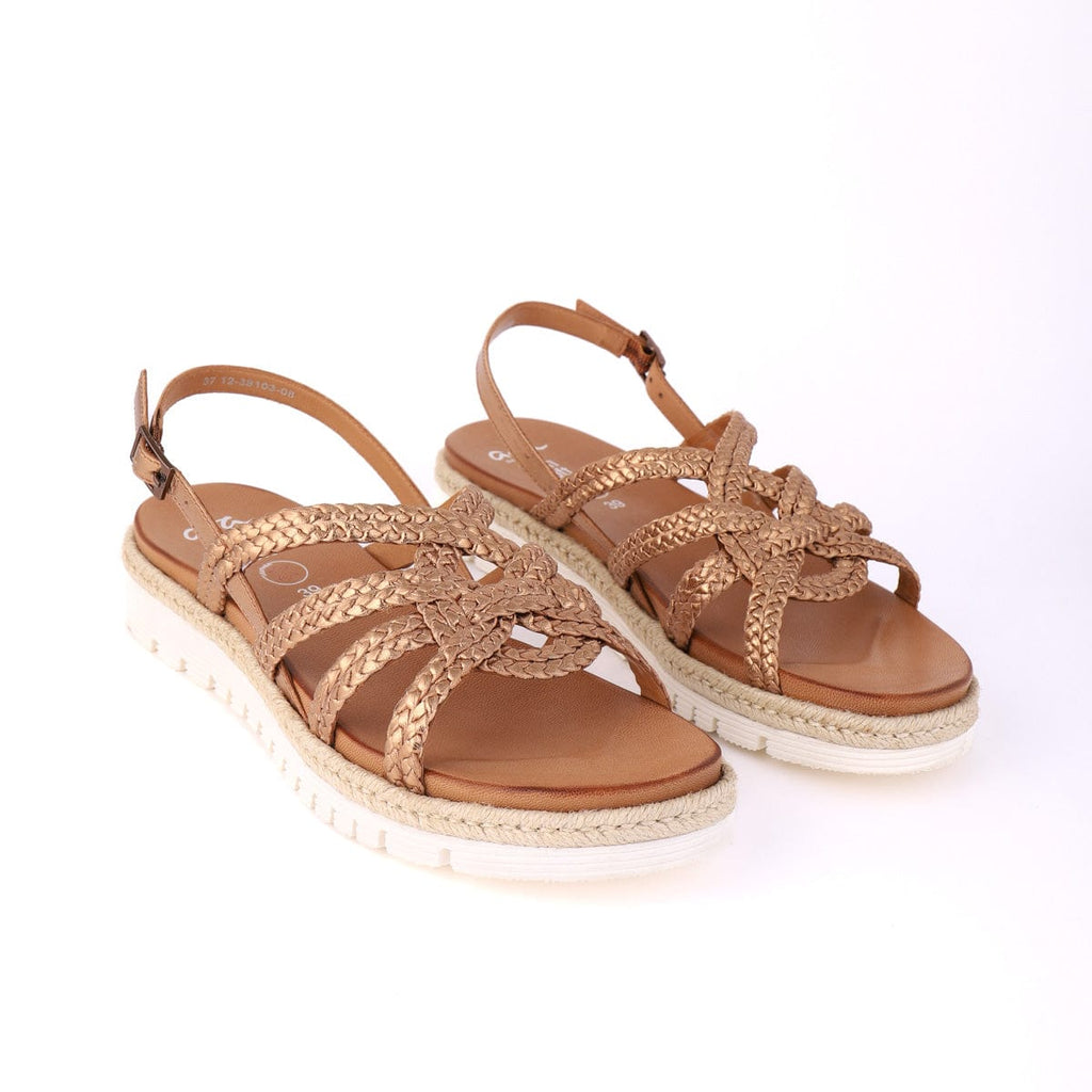 ARA FLAT SANDALS 38103 Bronze