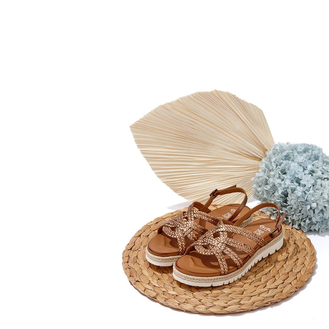 ARA FLAT SANDALS 38103 Bronze