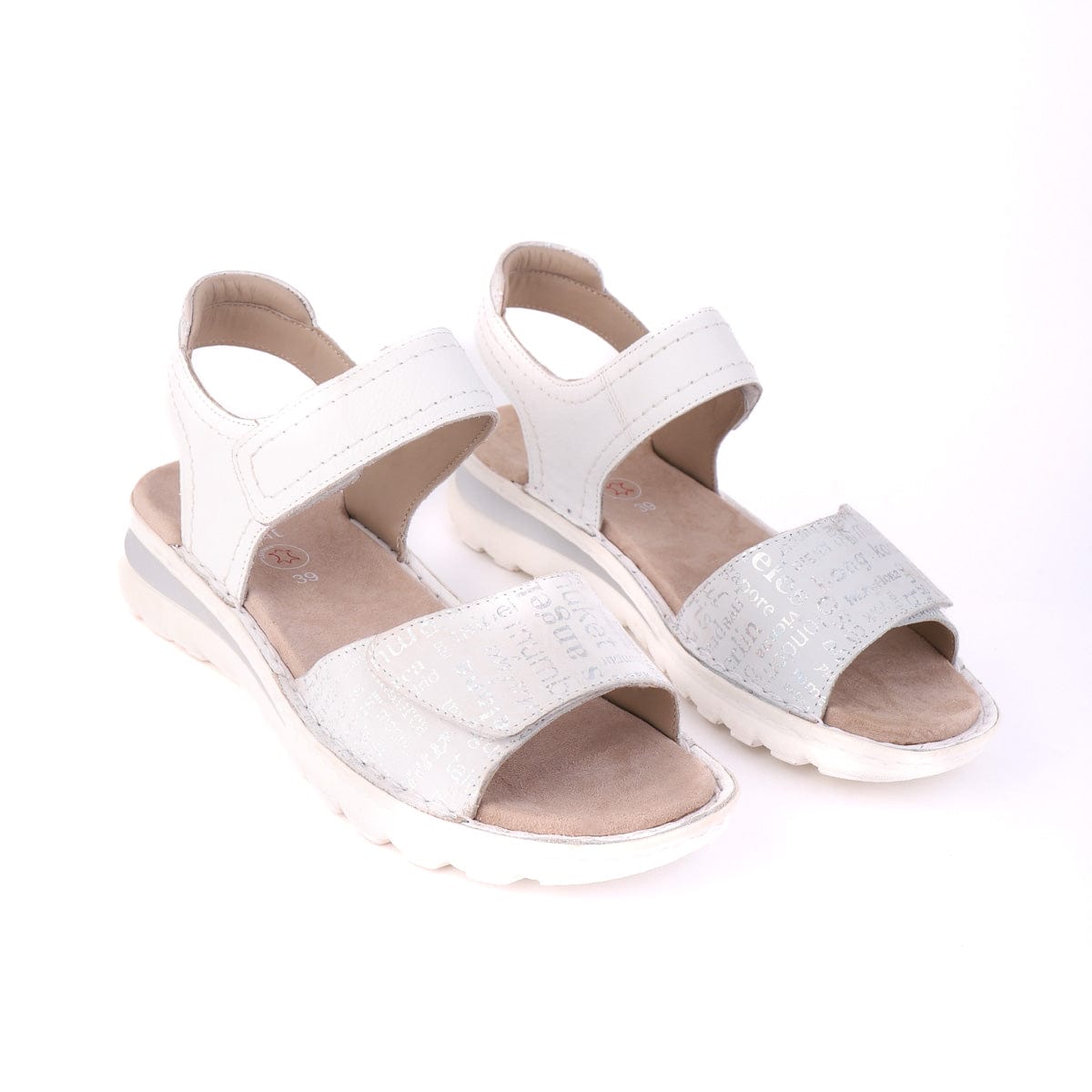 ARA FLAT SANDALS 47209 Silver
