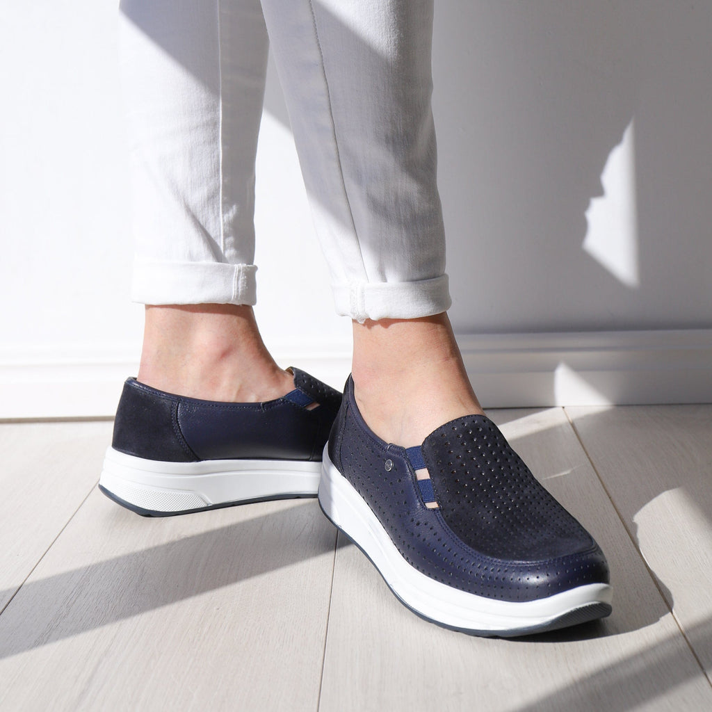 ARA LOAFERS 32450 Navy Suede
