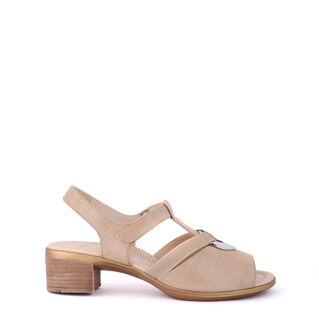 ARA LOW HEELED SANDALS 35730 Sand Shimmer