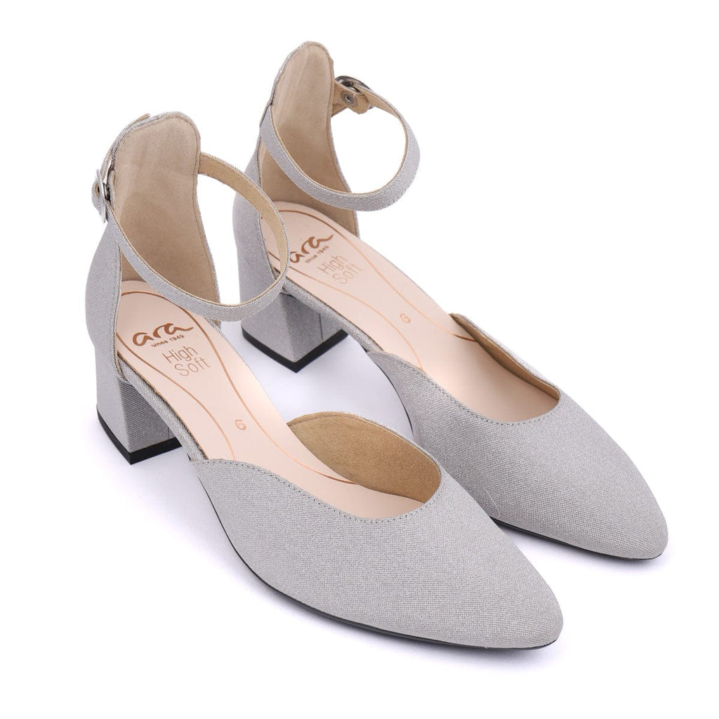 ARA MEDIUM COURT SHOES 11505 Silver Shimmer