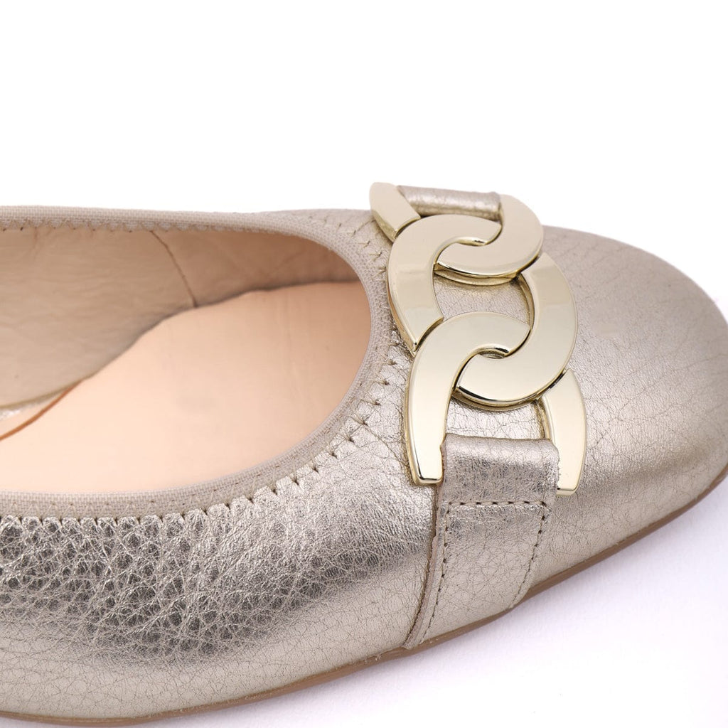 ARA SLING BACKS - LOW 11802 Platinum