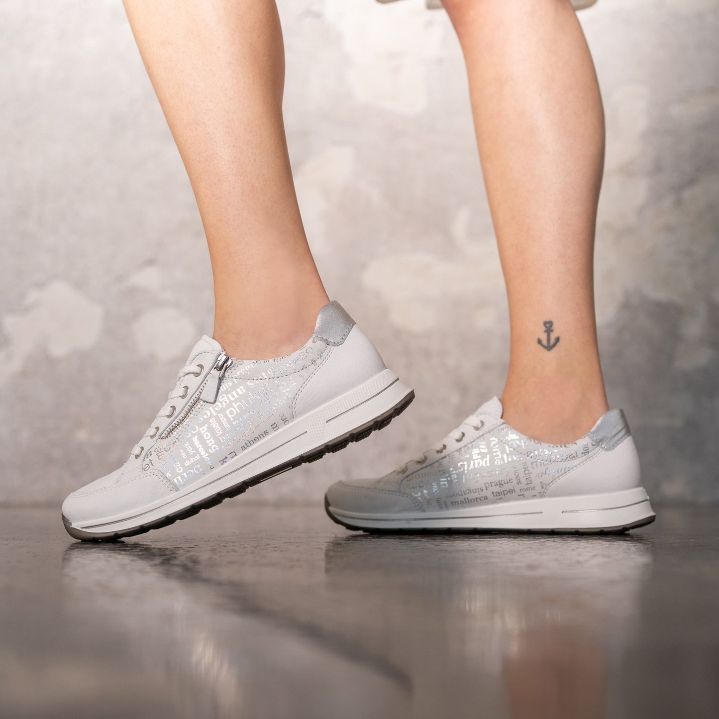 ARA SNEAKERS 24801 Silver