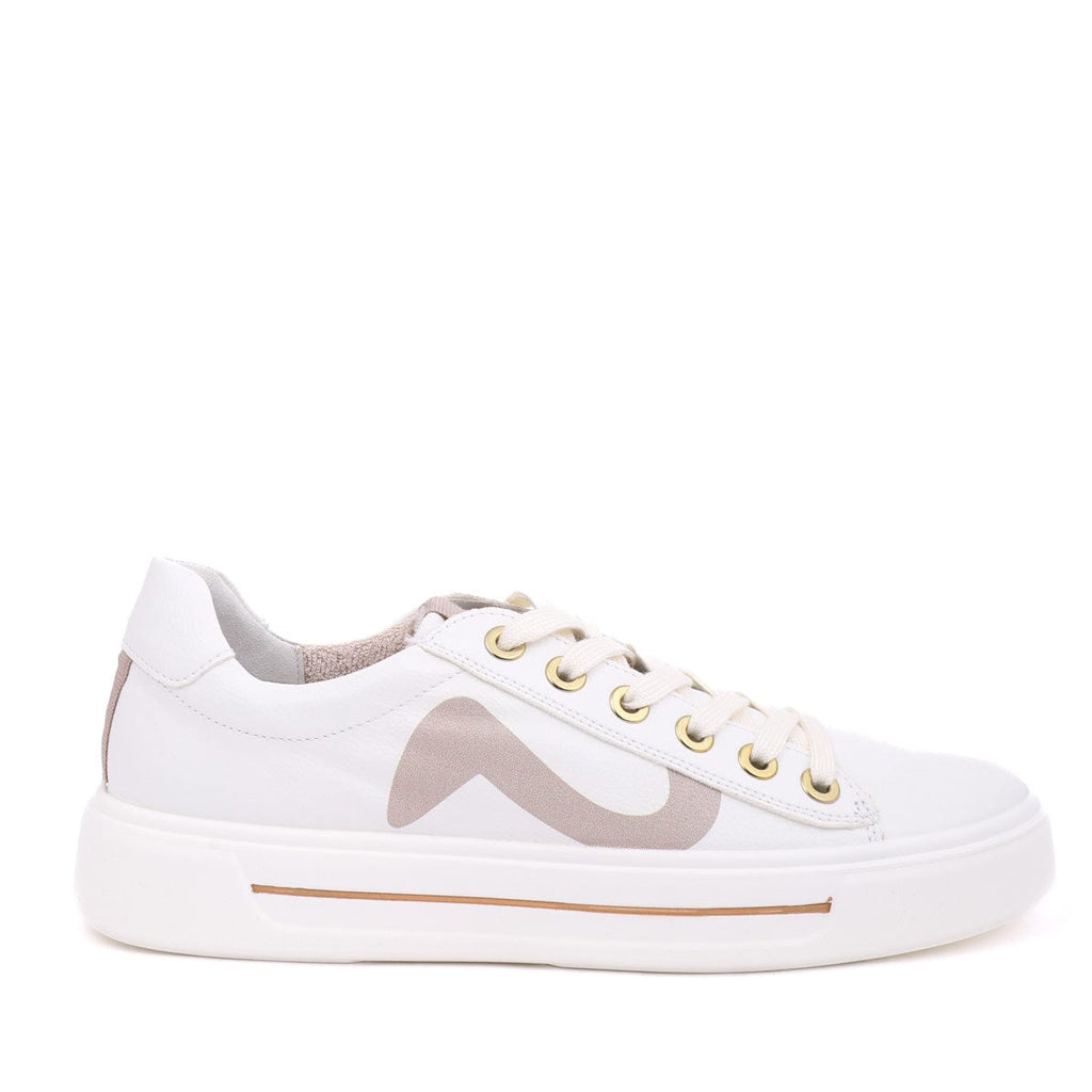 ARA SNEAKERS 27402 Logo White/Sand