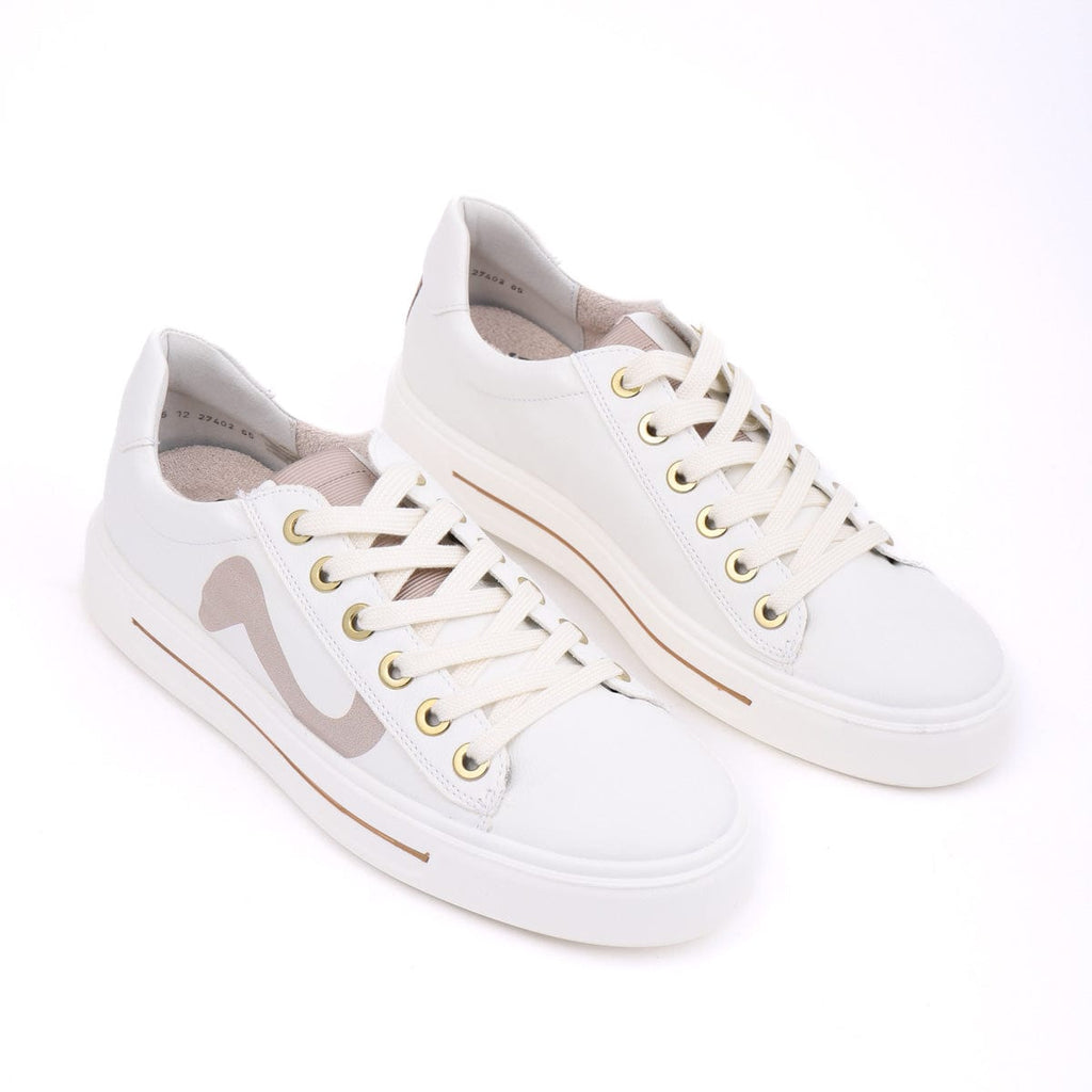 ARA SNEAKERS 27402 Logo White/Sand