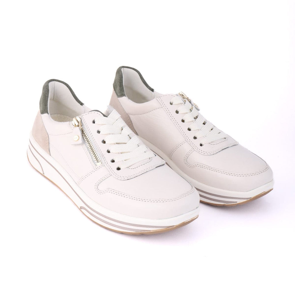 ARA SNEAKERS 32440 Cream and Green