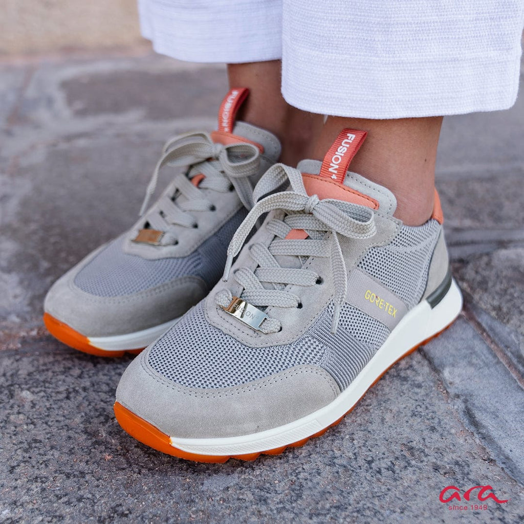 ARA SNEAKERS 33901 Grey and Peach