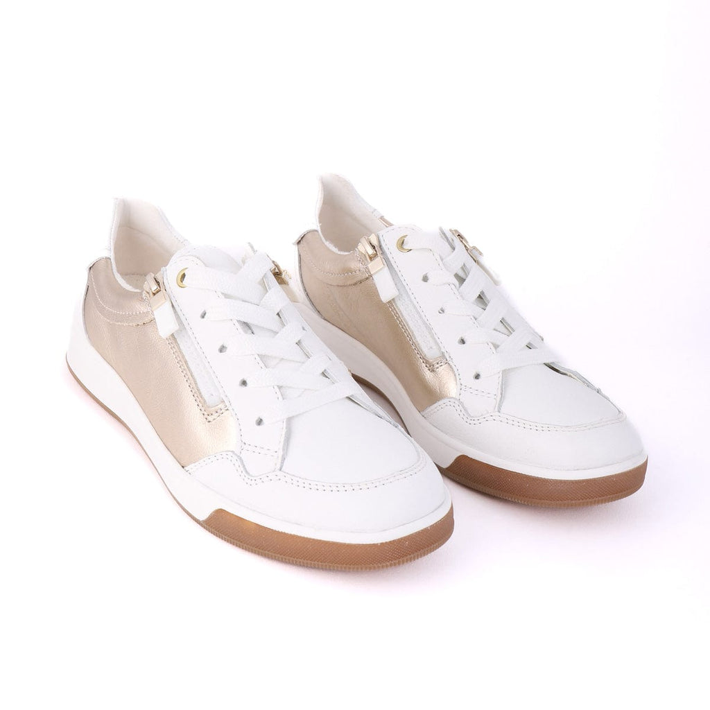 ARA SNEAKERS 34423 White and Gold