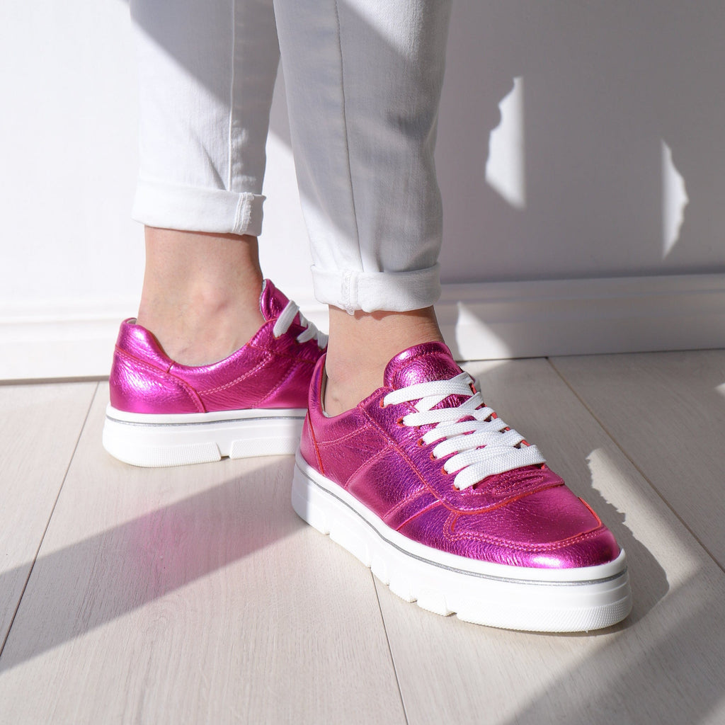 ARA SNEAKERS 47101 Metallic Fuschia