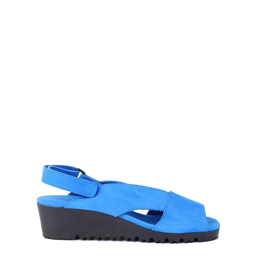 ARCHE LOW WEDGE SANDALS BALLYA Cobalt Nubuck